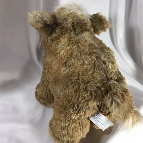 Woolly Mammoth Elephant Plush Tusks Realistic 12 X 9  Stuffed Animal - Picture 3 of 10